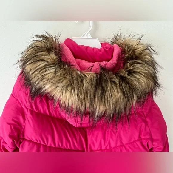 Arizona Jean Company Girls Winter Jacket, Pink, Size M (10/12) - Picture 8 of 13